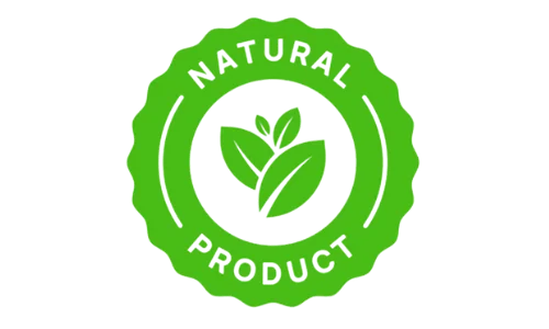 image shows badge of 100% natural
